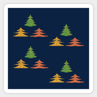 Christmas trees Sticker